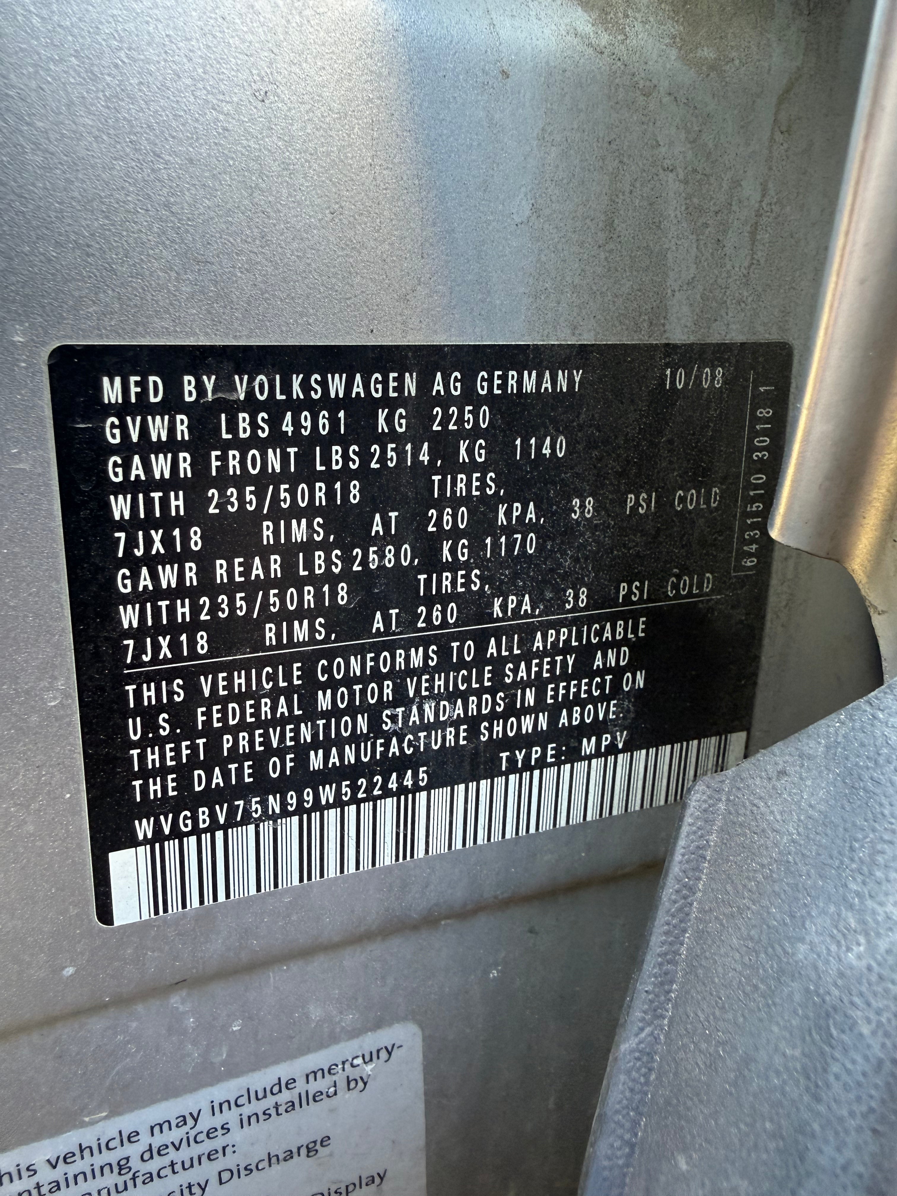 2009 Volkswagen Tiguan